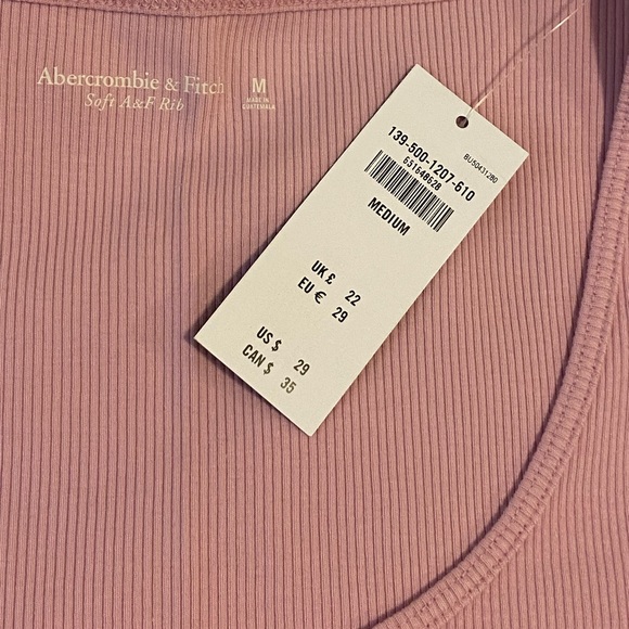 Pink Abercrombie & Fitch Cut Out Top - NWT - Picture 6 of 6